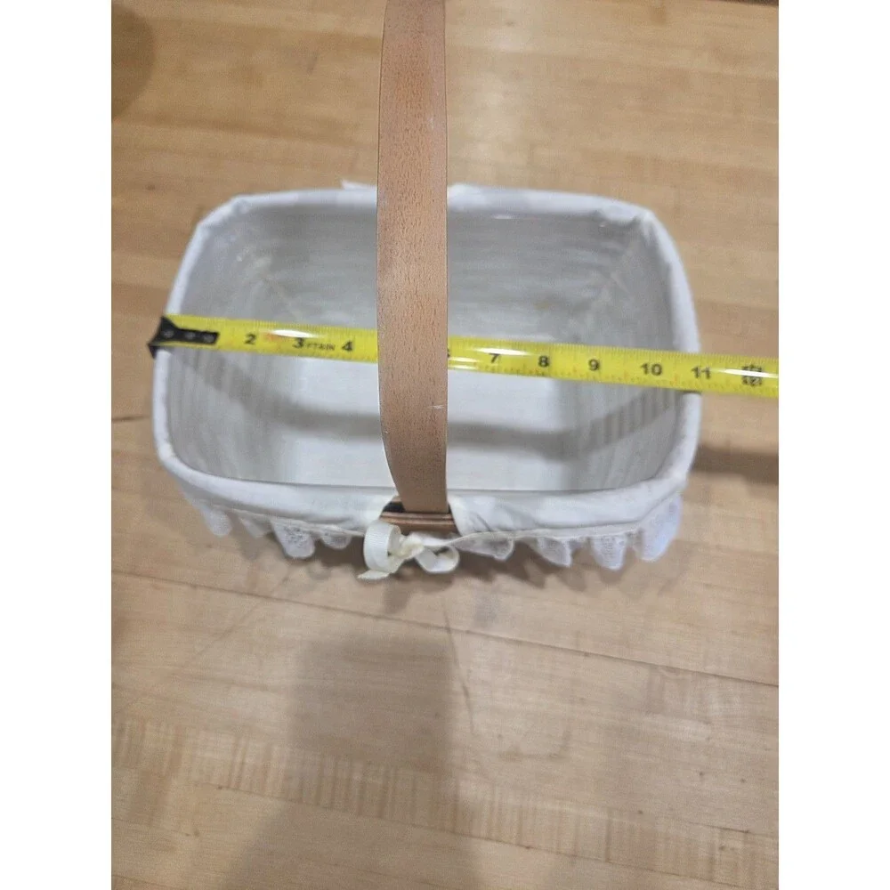 Vintage 1992 Longaberger Rectangle Market Basket Handle Liner and Protector